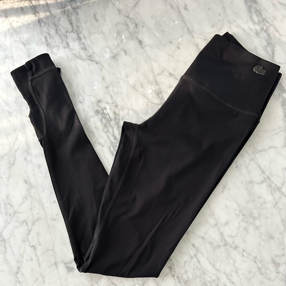 Lacoste Women’s size M/38 black leggings